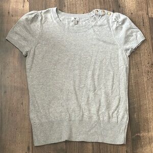 Worthington Heather Gray Knit Sweater